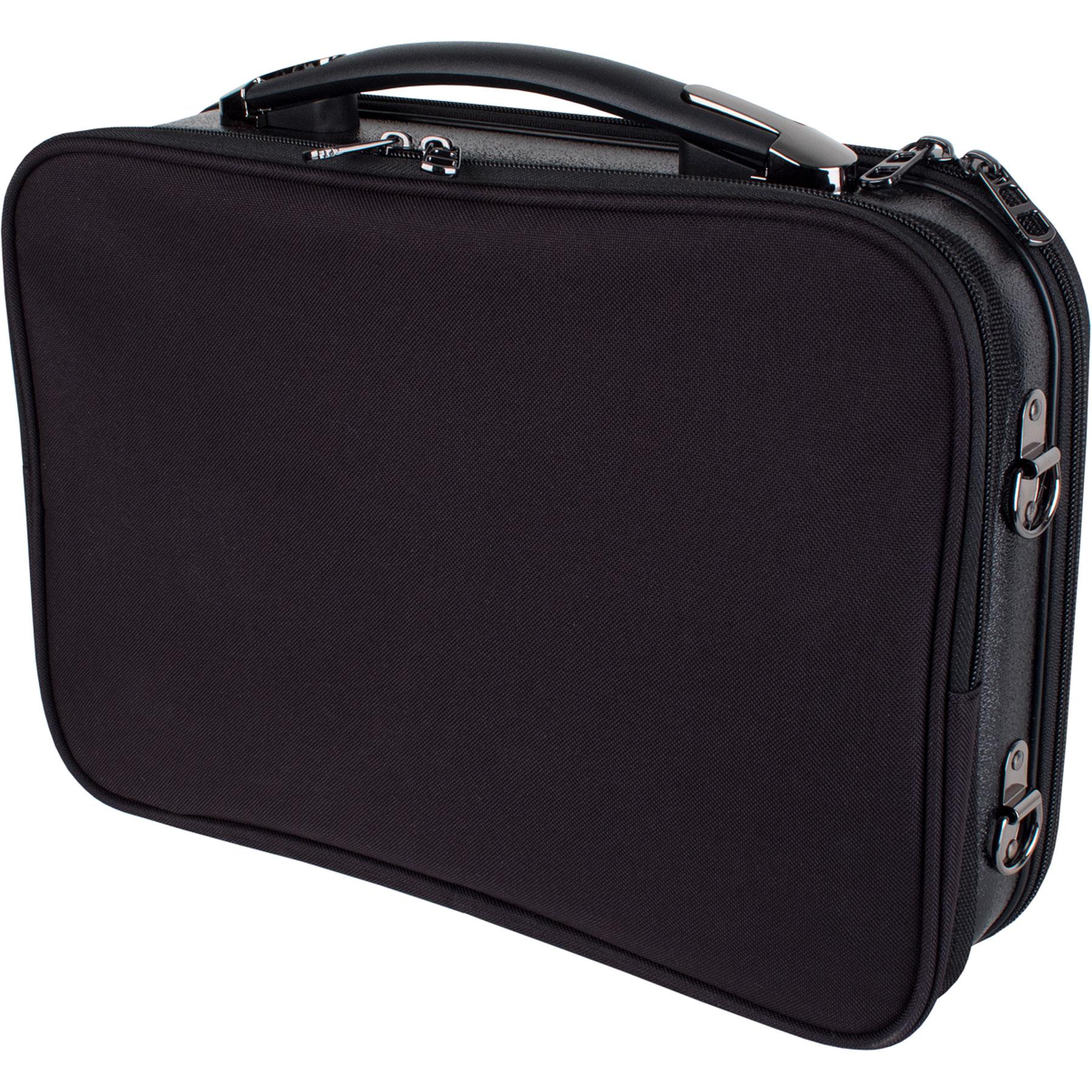Clarinet Case, Bb - ZIP, With Detachable Music Pocket (Black